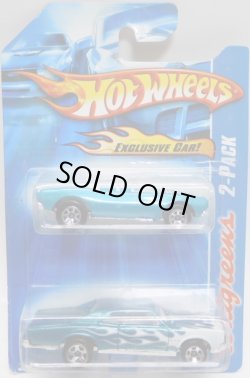 画像1: 2007 WALGREENS EXCLUSIVE 2PACK 【1967 CAMARO CONVERTIBLE】　AQUA (with '67 PONTIAC GTO)/5SP (CHOJIRO GRAPHIC'S)