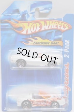 画像1: 2007 WALGREENS EXCLUSIVE 2PACK 【1967 CAMARO CONVERTIBLE】　WHITE (with STING RAY III)/5SP (CHOJIRO GRAPHIC'S)