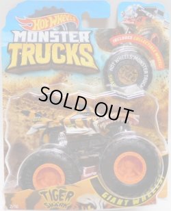 画像1: 2018 HW MONSTER TRUCKS! 【TIGER SHARK】 ORANGE (includes COLLECTABLE WHEEL!)