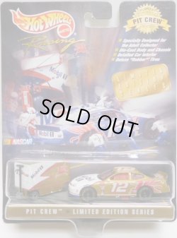 画像1: 1998 HOT WHEELS PRO RACING PIT CREW 【#12 TEAM MOBIL 1/FORD TAURUS and TOOL BOX】　GOLD/RR (LIMITED EDITION)