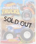 2018 HW MONSTER TRUCKS! 【HOT WHEELS RACING】 RACE TEAM WHITE (includes COLLECTABLE WHEEL!)