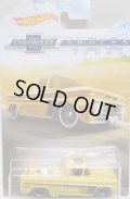 2018 WALMART EXCLUSIVE HW CHEVROLET TRUCKS 100 YEARS 【CUSTOM '62 CHEVY PICKUP】YELLOW/DD8 (予約不可）