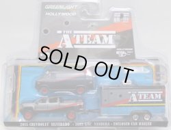 画像1: 2018 GREENLIGHT HOLLYWOOD HITCH & TOW S5【THE A-TEAM】 2015 CHEVROLET SILVERADO/1983 GMC VANDURA(弾痕TAMPO)/ ENCLOSED CAR HAULER