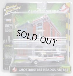 画像1: 2018 JOHNNY LIGHTNING - DIORAMA 【"GHOSTBUSTERS" 1959 CADILLAC ECTO 1A】 WHITE/RR