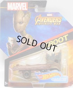 画像1: 2018 HW MARVEL 【"AVENGERS INFINITY WAR" GROOT】 WOOD/OR6SP(予約不可）