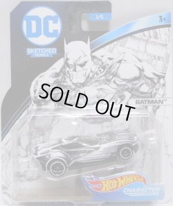 画像1: 2018 ENTERTAINMENT CHARACTERS "DC COMICS"【"SKETCHED" BATMAN】　WHITE-BLACK/O5 (予約不可）