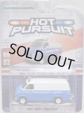 2018 GREENLIGHT HOT PURSUIT S28 【1987 GMC VANDURA】 WHITE-BLUE/RR (N.Y.P.D)