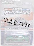2018 GREENLIGHT HOT PURSUIT S28 【2010 FORD CROWN VICTORIA POLICE INTERCEPTOR】 GREEN/RR (CITY OF ORLANDO POLICE DEPARTMENT)(GREEN MACHINE)