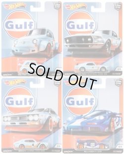 画像1: 2019 HW CAR CULTURE 【Aアソート GULF RACING (VW GOLF MK7を除く4種セット）】 NISSAN LAUREL 2000SGX/'69 FORD MUSTANG BOSS 302/McLAREN F1 GTR/'60's FIAT 500D MODIFICADO