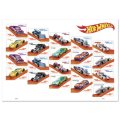 2018 HW 50th ANNIVERSARY 【"USPS EXCLUSIVE" Hot Wheels Forever 50c Sheet of 20】 (アメリカの郵便局で販売された50セント切手x20葉です）