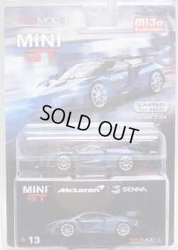 画像1: 2018 TSM MODELS - MINI GT "MIJO EXCLUSIVE" 【McLAREN SENNA】 PALE DK.BLUE/RR (4800個限定)（予約不可）