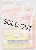 2018 GREENLIGHT RUNNING ON EMPTY S6 【1972 FORD F-100】 YELLOW-BLACK/RR (PENNZOIL)