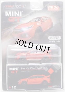 画像1: 2019 TSM MODELS - MINI GT "MIJO EXCLUSIVE" 【HONDA CIVIC TYPE-R (左ハンドル仕様）】 RED/RR (6000個限定)（予約不可）