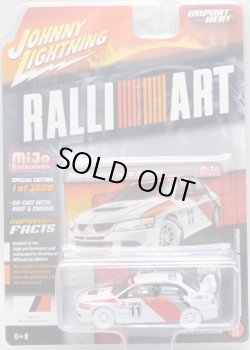 画像1: 2018 JOHNNY LIGHTNING "MIJO EXCLUSIVE" 【"RALLI ART" 2004 MITSUBISHI LANCER EVOLUTION】WHITE/RR(WHITE LIGHTNING)