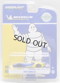 画像1: 2018 GREENLIGHT HOBBY EXCLUSIVE 【"MICHELIN" 2017 FORD GT】 BLUE-YELLOW/RR