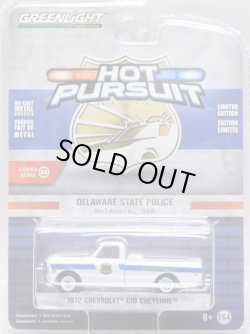 画像1: 2019 GREENLIGHT HOT PURSUIT S29 【1972 CHEVROLET C10 CHEYENNE】 WHITE/RR (DELAWARE STATE POLICE)