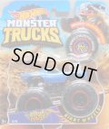 2018 HW MONSTER TRUCKS! 【RODGER DODGER】 BLUE (includes COLLECTABLE WHEEL!)
