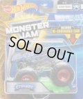 2018 MONSTER JAM includes RE-CRUSHABLE CAR! 【CRUSADER】 CLEAR BLACK(X-RAY BODY)