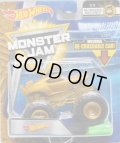 2018 MONSTER JAM includes RE-CRUSHABLE CAR! 【TEAM HOT WHEELS】 GOLD (MJ GOLDEN MACHINES)(CHASE）