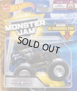 画像1: 2018 MONSTER JAM includes RE-CRUSHABLE CAR! 【MOHAWK WARRIOR】 BLACK (TOUR FAVORITES)