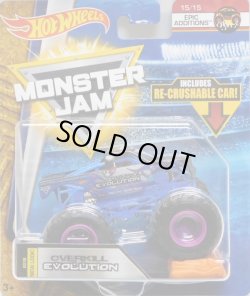 画像1: 2018 MONSTER JAM includes RE-CRUSHABLE CAR! 【OVERKILL EVOLUTION】 BLACK(EPIC ADDITIONS)(2018 NEW LOOK!)