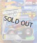 2018 MONSTER JAM includes RE-CRUSHABLE CAR! 【TEAM HOT WHEELS】 SPEC.RACE TEAM BLUE-RED (EPIC ADDITIONS)(2018 NEW LOOK!)