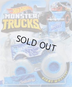 画像1: 2019 HW MONSTER TRUCKS! "BLIZZARD BASHERS"【HOT WHEELS DELIVERY (DAIRY DELIVERY)】 MET.BLUE (includes COLLECTABLE FLAGL!)