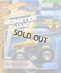 画像1: 2018 MONSTER JAM includes RE-CRUSHABLE CAR! 【EL TORO LOCO】 YELLOW (CREATURES)