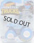 2019 HW MONSTER TRUCKS! "BLIZZARD BASHERS"【TOWN HAULER】 ICE BLUE (includes COLLECTABLE FLAGL!)