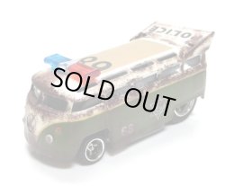 画像1: ONE WORLD CUSTOM GARAGE 【VOLKSWAGEN T1 DRAG BUS (カスタム完成品）】 サビ-WHITE-OLIVE/RR （送料サービス適用外） 