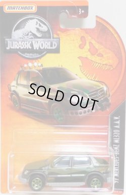 画像1: 2019 MATCHBOX "JURASSIC WORLD"  【'97 MERCEDES-BENZ ML320 A.A.V.】CAMO OLIVE(予約不可）