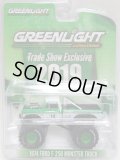 2019 GREENLIGHT "TRADE SHOW EXCLUSIVE" 【1974 FORD F-250 MONSTER TRUCK】 GREEN-WHITE/RR