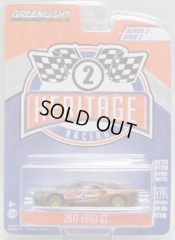 画像1: 2019 GREENLIGHT HERITAGE RACING S2【2017 FORD GT】 BROWN/RR