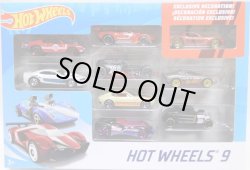 画像1: 2019 HOT WHEELS 9CAR GIFT PACK 【'09 CORVETTE ZR1】　DK.RED/10SP