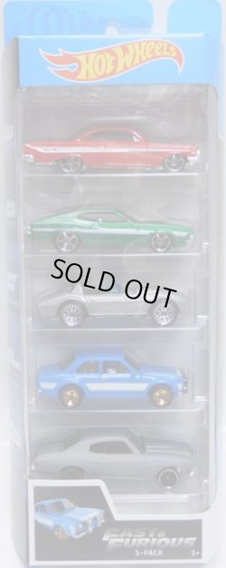 画像1: 2019 5PACK 【FAST & FURIOUS (ワイルドスピード）】'61 Impala / '72 Ford Gran Torino Sport / Corvette Grand Sport Roadster / '70 Ford Escort RS1600 / '70 Chevelle SS