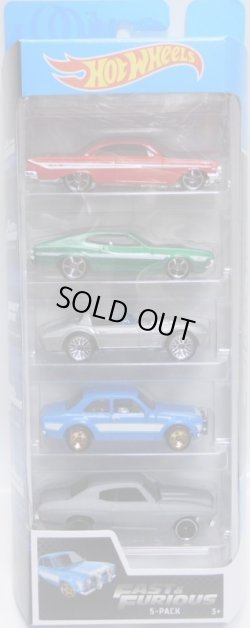 画像1: 2019 5PACK 【FAST & FURIOUS (ワイルドスピード）】'61 Impala / '72 Ford Gran Torino Sport / Corvette Grand Sport Roadster / '70 Ford Escort RS1600 / '70 Chevelle SS
