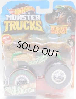 画像1: 2019 HW MONSTER TRUCKS! 【SMASH-SQUATCH】 GREEN (includes CONNECT AND CRASH CAR)