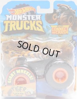 画像1: 2019 HW MONSTER TRUCKS! 【TIGER SHARK】 ORANGE (includes CONNECT AND CRASH CAR)