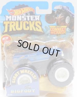 画像1: 2019 HW MONSTER TRUCKS! 【BIGFOOT】 MET.BLUE (includes CONNECT AND CRASH CAR)