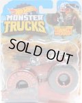 2019 HW MONSTER TRUCKS! 【HOT WHEELS BONE SHAKER】 FLAT BLACK (includes CONNECT AND CRASH CAR)