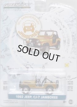 画像1: 2019 GREENLIGHT ANNIVERSARY COLLECTION S7 【1982 JEEP CJ-7 JAMBOREE】 DK.GOLD/RR 