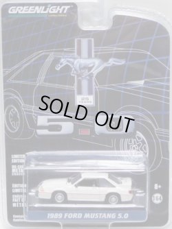 画像1: 2019 GREENLIGHT ANNIVERSARY COLLECTION S7 【1989 FORD MUSTANG 5.0】 CREAM/RR 