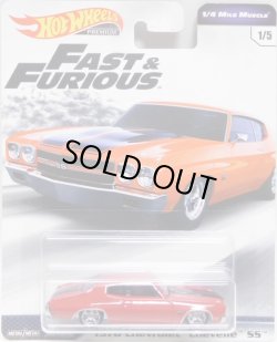 画像1: 2019 HW PREMIUM  FAST & FURIOUS 【1970 CHEVROLET CHEVELLE SS】RED/RR (NEW CAST)(予約不可）