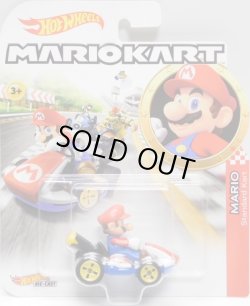 画像1: 2019 HW MARIO KART【MARIO (マリオ)】WHITE-RED/MK