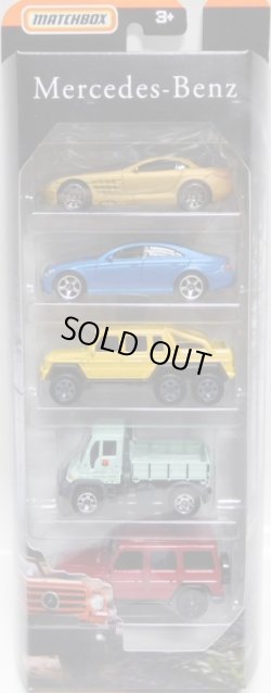 画像1: 2019 MATCHBOX 5PACK 【MERCEDES-BENZ】Mercedes-Benz SLR McLaren/CLS500/G63 AMG 6x6/Unimog U300/'14 Mercedes-Benz G-Class G 550