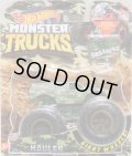 2019 HW MONSTER TRUCKS! "CAMO CRASHERS"【TOWN HAULER】 FLAT OLIVE CAMO (includes COLLECTABLE FLAGL!)