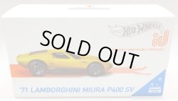 画像1: 2019 HOT WHEELS id 【'71 LAMBORGHINI MIURA P400 SV】 SPEC.YELLOW/ID (NEW CAST)