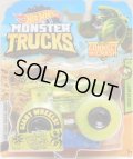 2019 HW MONSTER TRUCKS! 【SHARK WREAK】 YELLOW (includes CONNECT AND CRASH CAR)(SICK STUFF)