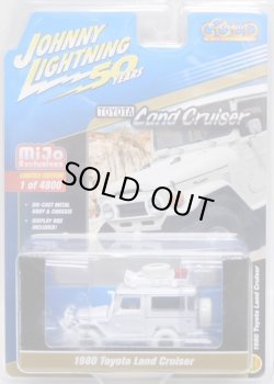 画像1: 2019 JOHNNY LIGHTNING "MIJO EXCLUSIVE" 【"CLASSIC GOLD COLLECTION" 1980 TOYOTA LAND CRUISER】WHITE/RR(WHITE LIGHTNING) (予約不可）