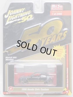 画像1: 2019 JOHNNY LIGHTNING "MIJO EXCLUSIVE" 【"BLACK AND GOLD" 1998 HONDA CIVIC CUSTOM】BLACK-GOLD/RR(予約不可）